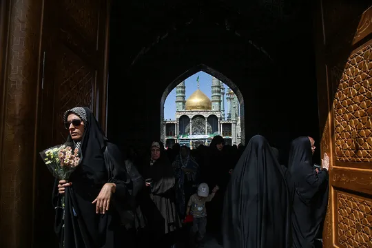 استقبال از کاروان نمادین ورود بانوی کرامت به قم