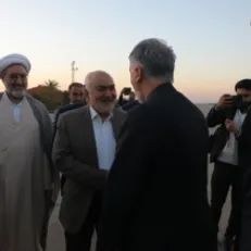 وزیر فرهنگ و ارشاد اسلامی با استقبال استاندار وارد خوزستان شد