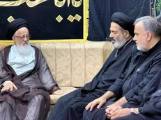 دیدار نماینده ولی‌فقیه در امور حج و زیارت با نماینده رهبر معظم انقلاب در عراق