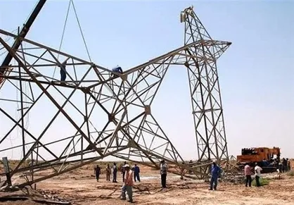 انهدام ۱۶۰ دکل برق در عراق طی ۷ ماه گذشته