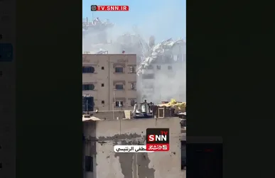 وقوع ۲ انفجار مهیب در غزه + فیلم