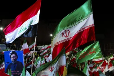 تجمع مردم تهران در حمایت و قدردانی از نیروهای حشد الشعبی عراق