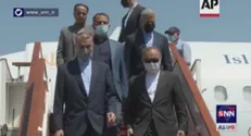 حضور و استقبال جالب رسانه‌ها از وزیرخارجه کشورمان پس از دیدار با همتای سوری خود