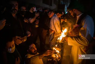 مراسم مشعل گردانی در قم