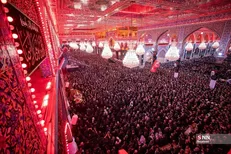 برگزاری باشکوه مراسم عاشورای حسینی (ع) در کربلا، ظهر عاشورای ۱۴۴۷ + فیلم