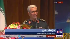 سرلشکر باقری: نتیجه تهاجم نظامی علیه ملت ایران، شکست و خسران است