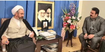 دیدار دبیر اجرایی خانه کارگر استان ایلام با نماینده ولی&zwnj;فقیه در استان/کارگران بازوان توانمند تولید
