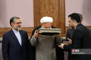 مراسم تودیع و معارفه رئیس جدید دادگستری استان تهران
