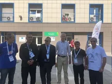 مسئولان کاروان ورزشی ایران با رئیس فدراسیون جهانی ورزش دانشگاهی دیدار کردند