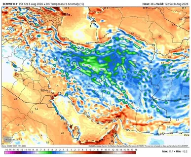 هشدار نارنجی هواشناسی برای ۴ استان
