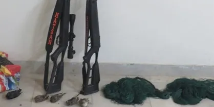 دستگیری ۴ شکارچی در شهرستان گرمی