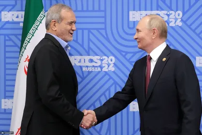 پوتین با پزشکیان تلفنی گفت&zwnj;وگو کرد