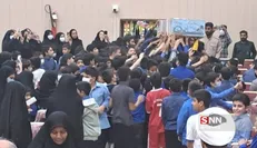 برگزاری مراسم تشییع پیکر شهید خوشنام در دانشگاه فرهنگیان هرمزگان