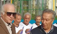 تجلیل از عبداللهی در حاشیه دیدار پیشکسوتان