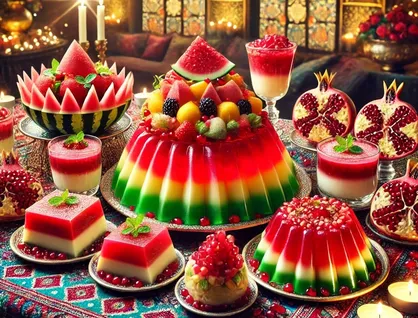 چگونه دسر&zwnj;های ساده و شیک برای شب یلدا درست کنیم؟/ آموزش ژله و کیک یلدا در کمترین زمان