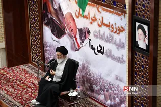  سخنرانی آیت الله علم الهدی در اجتماع اعتراض آمیز حوزویان خراسان علیه اقدامات خصمانه آمریکا