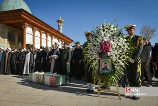تشییع پیکر شهید پلیس افتخاری «محمود هوشمندی» در شیراز