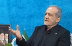 کوله‌پشتی دانش آموزان شهید مدرسه میناب سر سفره هفت سین رئیس‌جمهور