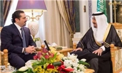 الحریری به دیدار پادشاه عربستان رفت