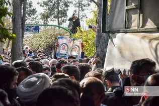 تشییع پیکر شهید مدافع امنیت شهید «علی‌اکبر رنجبر» در شیراز