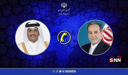 تماس تلفنی عراقچی با وزیر امور خارجه قطر