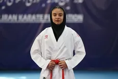 نشان طلا پیکار‌ نوجوانان آسیا برگردن کاراته‌کار استان قزوین