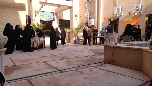 برپایی ایستگاه صلواتی در دانشکده الهیات دانشگاه شهید چمران اهواز