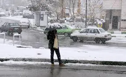 بارش برف و باران در بیشتر استان&zwnj;های کشور/ تهران منفی ۴ درجه