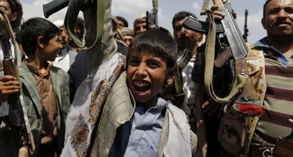 تحویل ۶۴ کودک یمنی سربازگیری شده از سوی ائتلاف سعودی