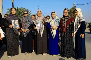 پیاده‌روی جاماندگان اربعین در گلستان