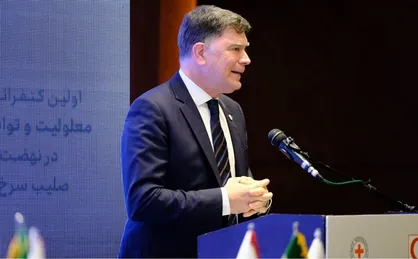 رئیس نمایندگی کمیته بین&zwnj;المللی صلیب&zwnj;سرخ در تهران شهادت امدادگر هلال&zwnj; احمر را تسلیت گفت