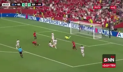 محمد صلاح گل دوم مصر را به ثمر رساند/ نیوزیلند ۱ - ۲ مصر