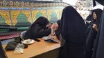 خدمت رسانی دانشجویان علوم پزشکی اهواز به زوار حسینی