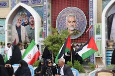 پخت سیاسی‌ترین غذای دنیا در گلزار شهدای کرمان + تصاویر