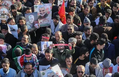 صحبت&zwnj;های مردم کرمان در مراسم تشییع پیکر شهید سپهبد سلیمانی