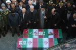  تشییع پیکر دو شهید مدافع امنیت در حمله اغتشاشگران 