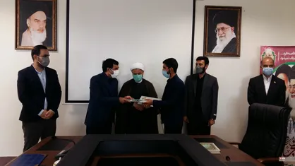 مراسم تكريم و معارفه مسئول بسيج دانشجويي دانشگاه آزاد واحد پرديس برگزار شد