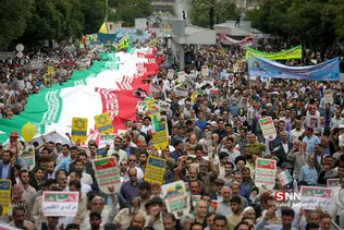 راهپیمایی روز قدس در مشهد مقدس