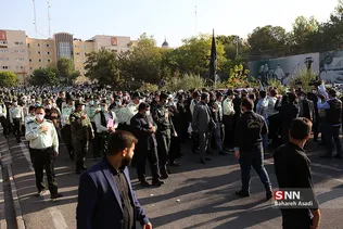 مراسم تشییع پیکر شهید حامد ضابط
