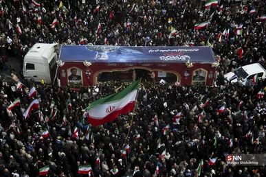 تشییع پیکر مطهر سردار شهید علیرضا تنگسیری در تهران (۱)