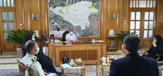 دیدار شهردان تهران با الهیان و سرهنگ حسوند