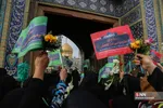 مراسم نمادین استقبال از ورود کاروان حضرت معصومه(س) به قم