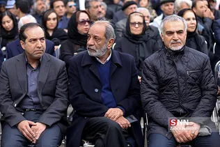 مراسم تشییع مرحوم «جمشید مشایخی»