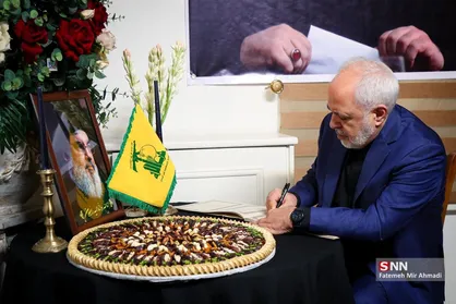 عرض تسلیت شهادت &laquo;سید حسن نصرالله&raquo; در دفتر حزب الله لبنان