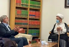 دیدار فرمانده نیروی قدس با آیت الله سبحانی در قم