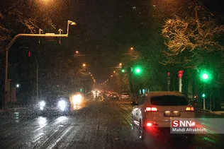 بارش برف در تهران
