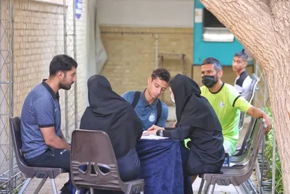 حضور بازیکنان استقلال در تست های پزشکی