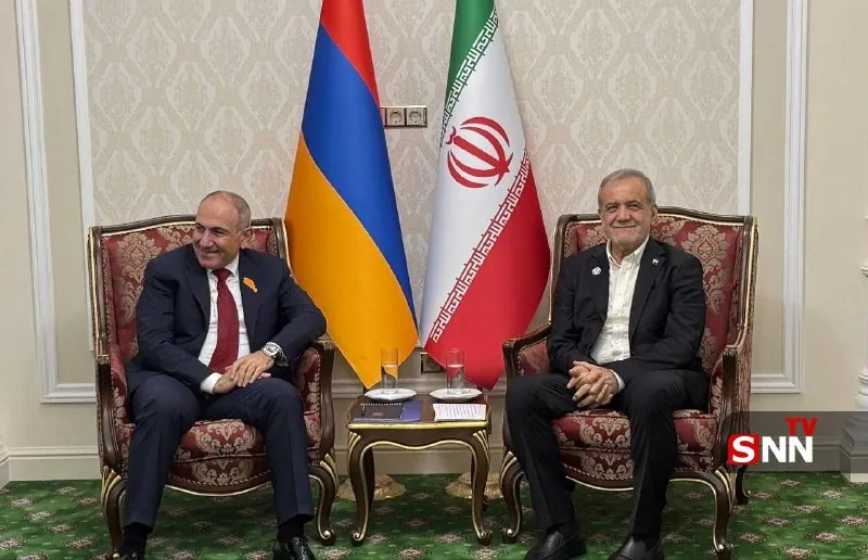 دیدار روسای جمهور ایران و ارمنستان