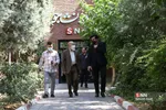 حضور مهدی چمران در خبرگزاری