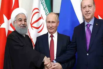 روحانی، پوتین و اردوغان عکس یادگاری گرفتند